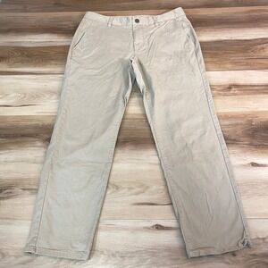 Bonobos Chino Pants Mens 31x28 Athletic Fit Khaki Tan Stretch Cotton